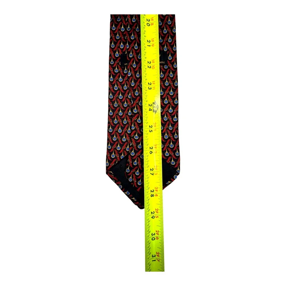 Brooks Brothers Makers 100% Silk Tie Red Blue Made In USA Patriotic Classic‎